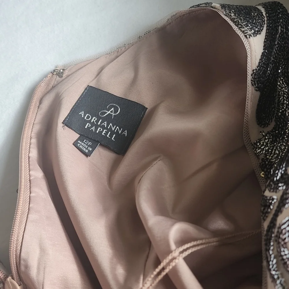 Adriana Papell Sequin Cocktail Dress - Picture 5 of 6